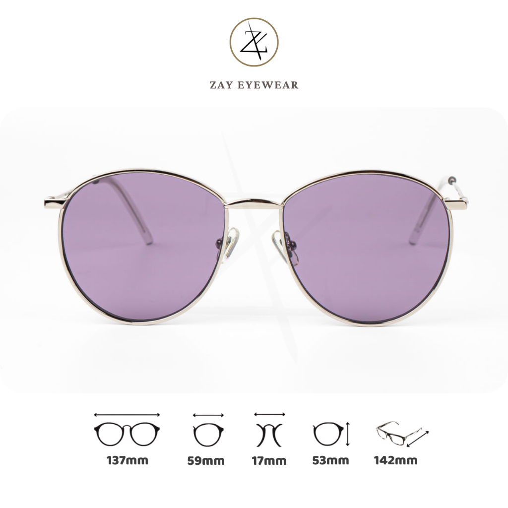  Kính mát nam nữ Zay eyewear Baguette phong cách thời trang hàn quốc cao cấp full box 