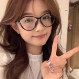  Gọng kính Zay Eyewear 22029 dáng mắt mèo chất TR90 phong cách hàn quốc 