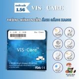 Tròng kính Chống bể Chống ánh sáng xanh Vis Care Singapore 1.58 Blue Cut SHMC chính hãng 