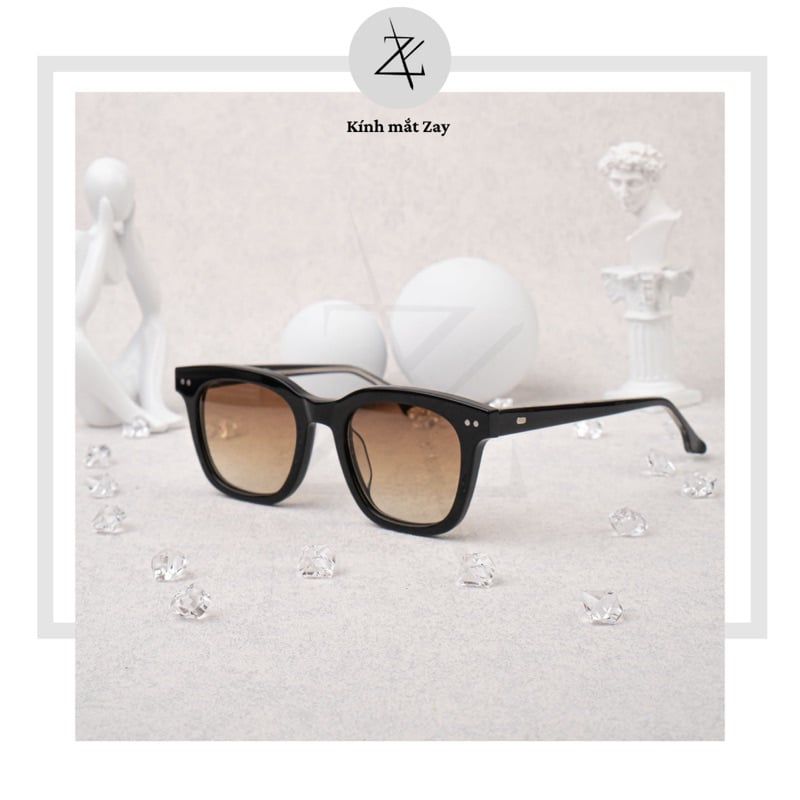 Gọng kính Gentle Monster South Side N dáng vuông nhựa acetate cao