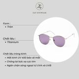  Kính mát nam nữ Zay eyewear Baguette phong cách thời trang hàn quốc cao cấp full box 