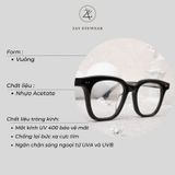  Gọng kính GM South Side N dáng vuông nhựa acetate 
