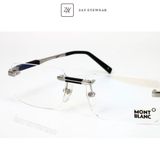  Gọng khoan Montblanc MB0349 hình chữ nhật titanium cao cấp fullbox 