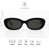  Kính mát nam nữ thời trang Zay eyewear MM004 dáng oval chống tia uv thời trang hàng quốc 