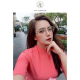  Gọng kính SPR 52ZV dáng mắt mèo kim loại cao cấp fullbox 