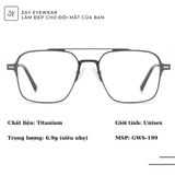  Kính râm cận thời trang clip on chống tia UV ngăn ánh sáng xanh trong 1 Bộ 2 Kẹp Cao Cấp 51220209 