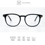  Gọng kính Tom Ford TF5819-B dáng tròn nhựa acetate cao cấp fullbox 