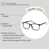  Gọng kính Zay Eyewear 1325 dáng vuông phong cách hàn quốc 