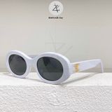  Kính mát Celine CL40194U dáng oval nhựa acetate cao cấp fullbox 