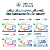  Tròng kính Đổi màu Trendy Lọc ánh sáng xanh Mỏng 1.61 ASP Blue Control Photo Nottica Italy chính hãng 