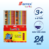 Sáp màu Dino 24 màu/CR03 (24 màu/hộp)