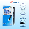 Bút Mực Bi Semi ink mực đen B01 (0.6mm)