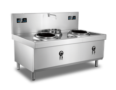 BẾP Á 2 HỌNG DÙNG ĐIỆN 1 NỒI NƯỚC MANTRU.E ZC2-C4030A-W