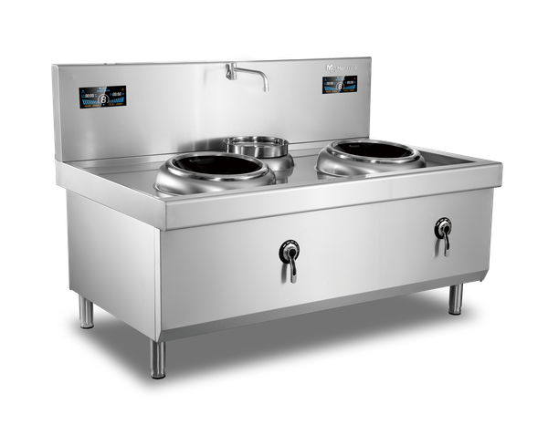 BẾP Á 2 HỌNG + 1 NỒI DÙNG ĐIỆN MANTRU.E ZC2-C5040A-W