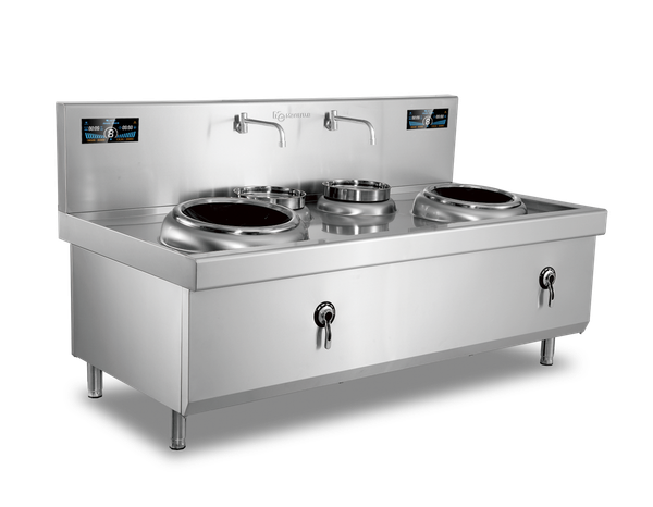 BẾP Á 2 HỌNG + 2 NỒI DÙNG ĐIỆN MANTRU.E ZC2-C5040A-W2