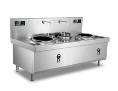 BẾP Á 2 HỌNG + 2 NỒI DÙNG ĐIỆN MANTRU.E ZC2-C5040A-W2