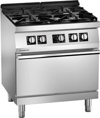 BẾP ÂU 4 HỌNG CÓ LÒ NƯỚNG DÙNG GAS ANGELO PO - 1S1FA0G