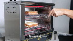 MÁY NƯỚNG BÁNH MÌ HỒNG NGOẠI ROLLER GRILL BAR 2000