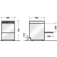 MÁY RỬA LY MEIKO UPSTER U400