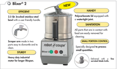 MÁY XAY TRỘN THỰC PHẨM ROBOT COUPE BLIXER 5 - 2V