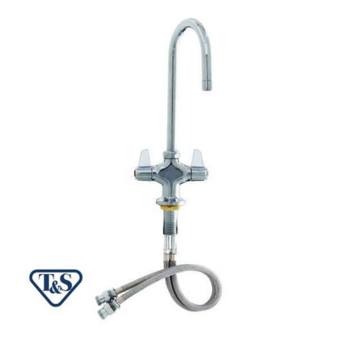 VÒI RỬA EQUIP ĐÔI, GẮN MẶT BÀN Equip by T&S 5F-2SLX05