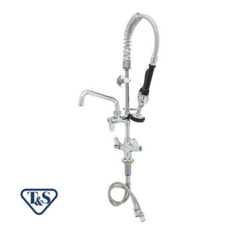 VÒI PHUN TRÁNG MINI EQUIP 8″ 1 LỖ GẮN MẶT BÀN Equip by T&S 5MPH-2SLN-08