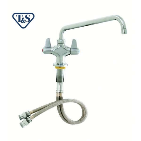 VÒI RỬA EQUIP 12″ ĐÔI, GẮN MẶT BÀN Equip by T&S 5F-2SLX12