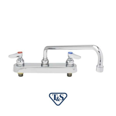 VÒI CHẬU GẮN 12″ MẶT BÀN, NÓNG LẠNH T&S B-1123
