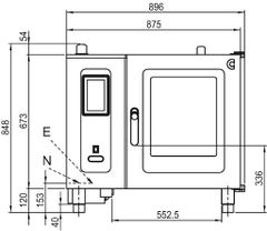 LÒ HẤP NƯỚNG ĐA NĂNG 6 KHAY CONVOTHERM  Cmx eT 6.10 ES