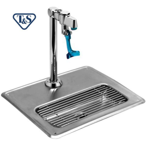 BỒN CHẬU VÀ VÒI GLASS FILLER Equip by T&S 5GF-8P-WS