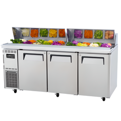 BÀN SALAD 3 CỬA CÓ NẮP ĐẬY TURBO AIR KHR18-3