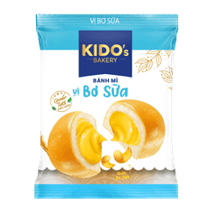 Bánh Mì Tròn Bơ Sữa Kido's 55g