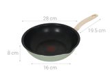  Chảo sâu lồng Tefal So Matcha 24-28cm 