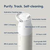  Bình nước giữ nhiệt + lọc LARQ PureVis 2 1L / 34oz 