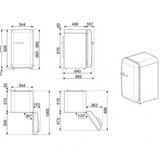  Tủ Lạnh Smeg FAB10RRD5 Red 