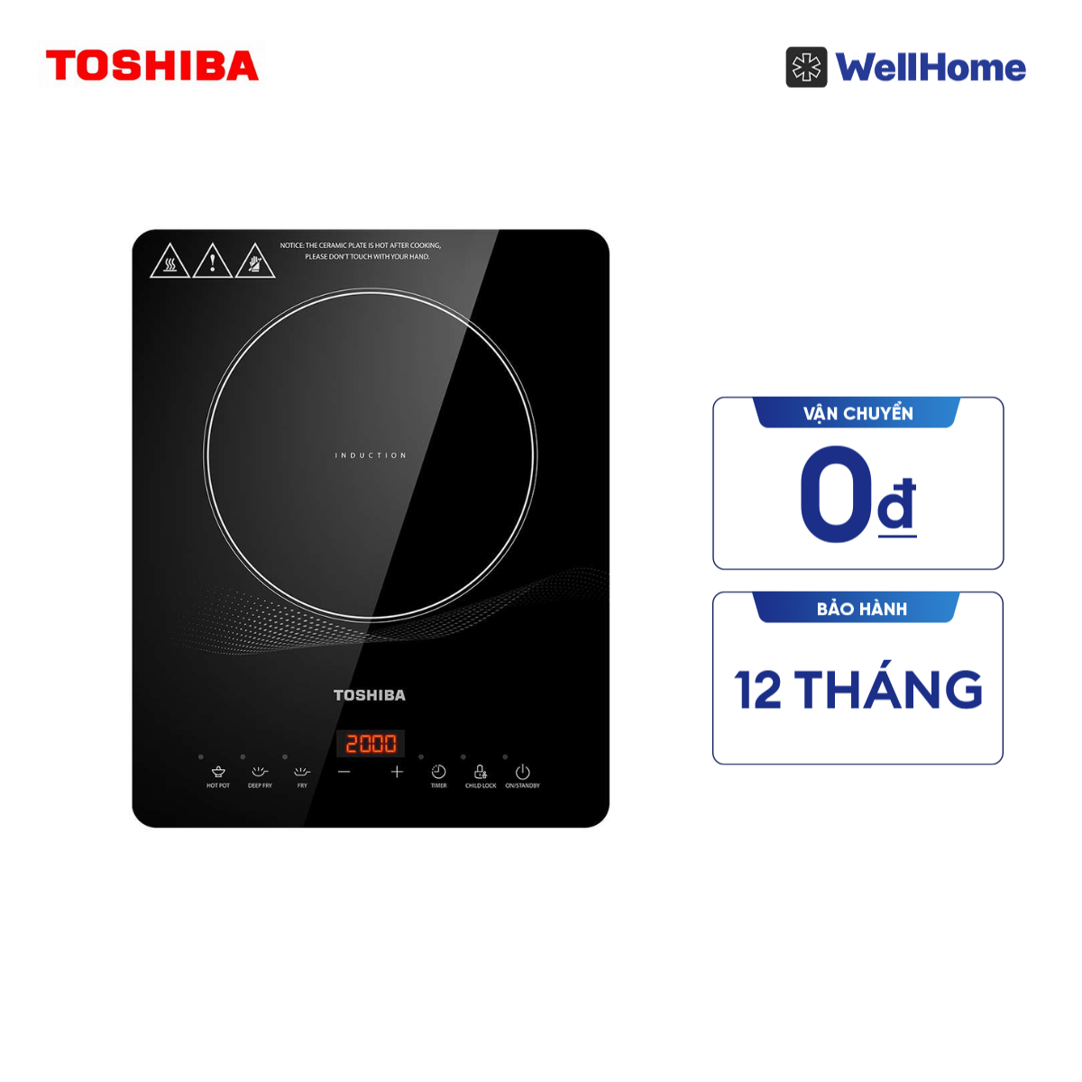  Bếp điện từ đơn Toshiba IC-20R1SV 