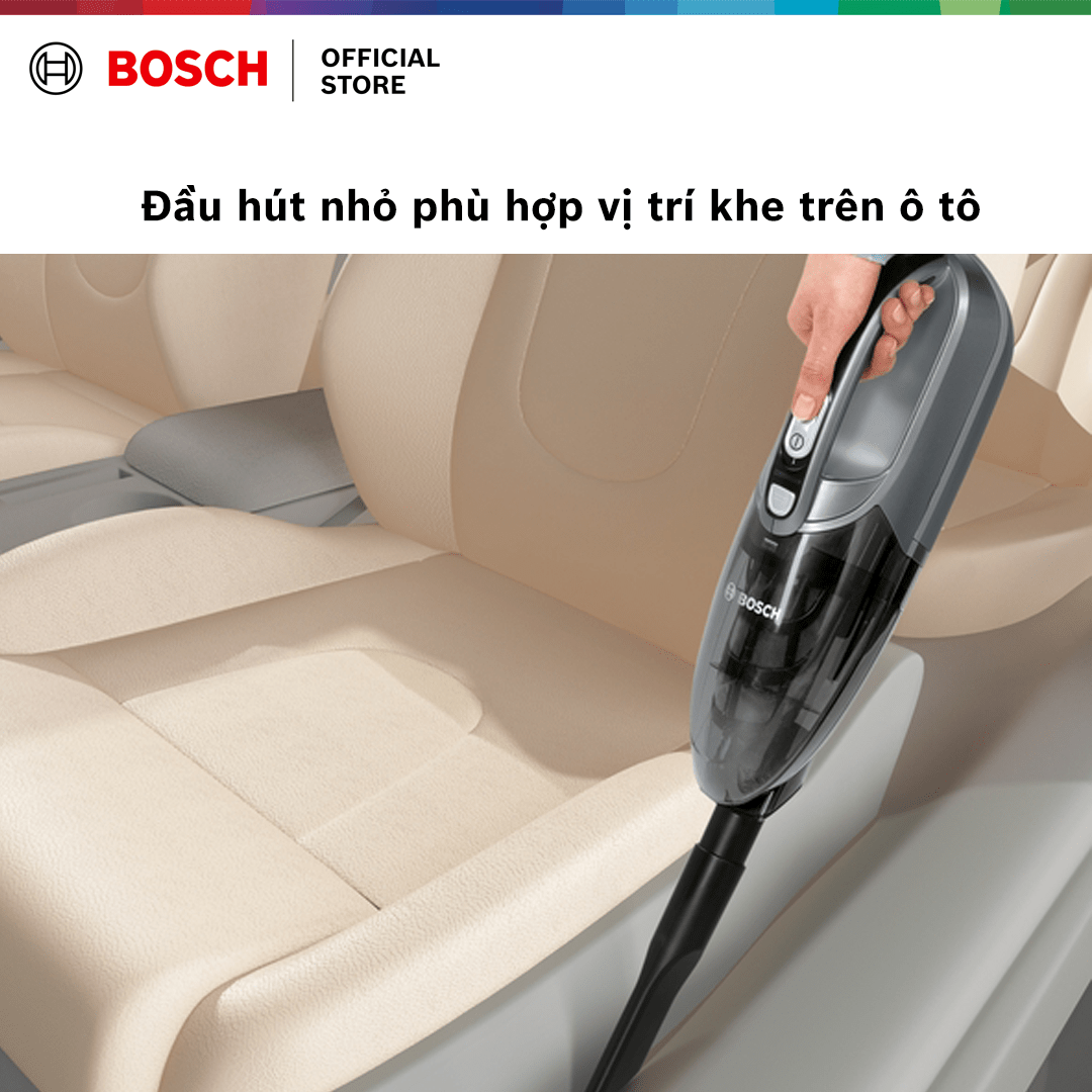  Bộ phụ kiện đầu hút máy hút bụi có bao gồm vòi hút nệm/bàn chải nội thất/bọc ghế sô pha - Phụ kiện Bosch 
