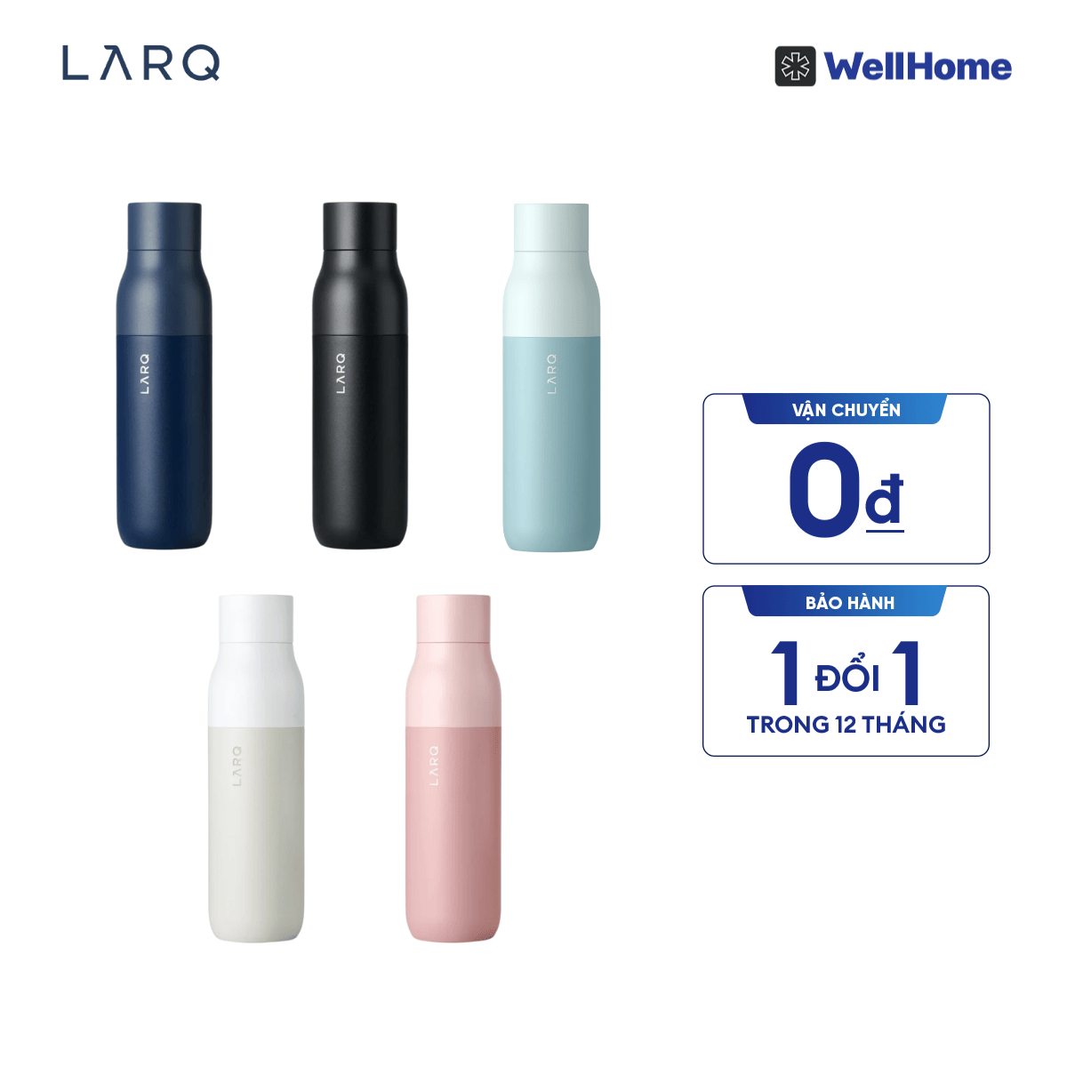  Bình giữ nhiệt LARQ Twist Top 500ml / 17oz 