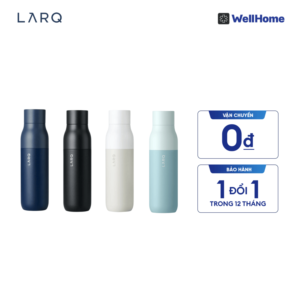  Bình giữ nhiệt tự làm sạch LARQ 740ml / 25oz 