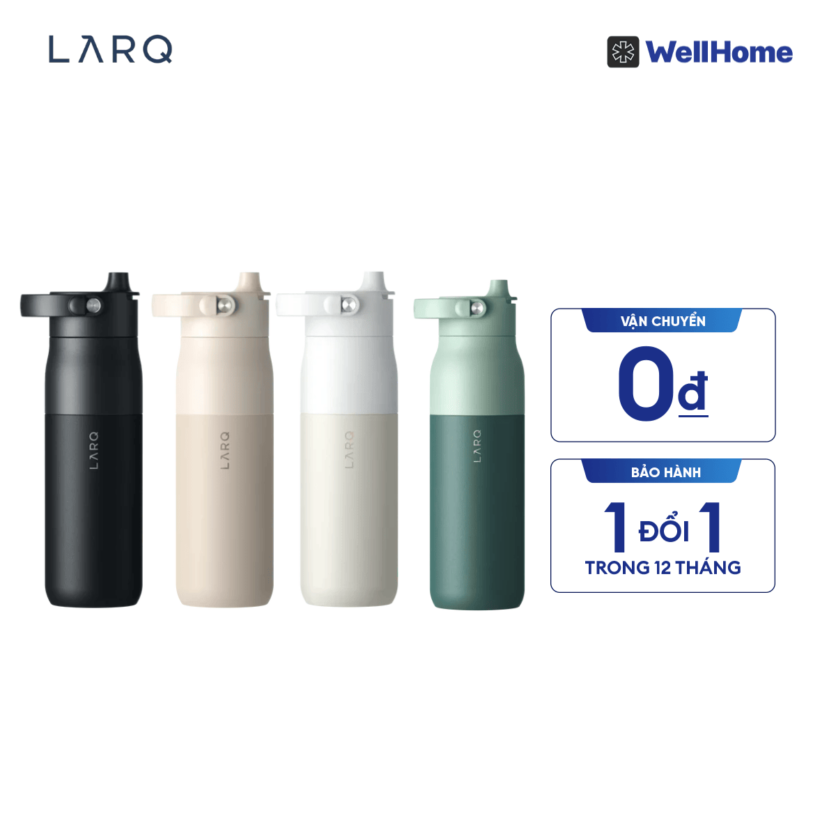  Bình nước giữ nhiệt + lọc LARQ PureVis 2 680ml / 23oz 
