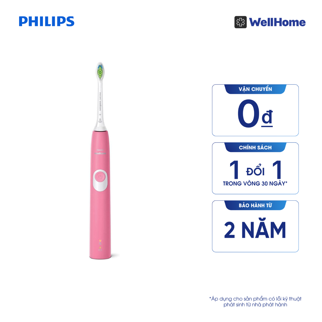  Bàn Chải Điện Philips Sonicare HX6805/28 - Màu Hồng 