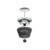  Bình Đựng Nước Thuỷ Tinh Wmf Basic 1L Nắp Đen Inox 