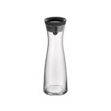 Bình Đựng Nước Thuỷ Tinh Wmf Basic 1L Nắp Đen Inox 