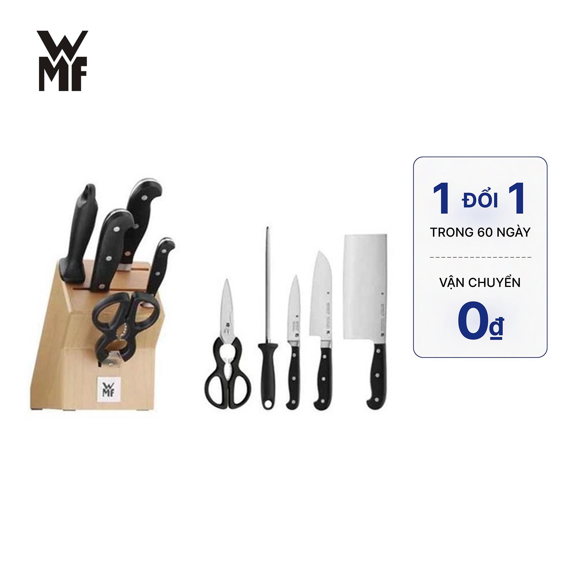  Bộ Dao Wmf Spitzenklasse Plus - 6 Món (1 Dao Chặt) 
