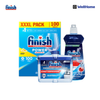  Combo Finish tiện lợi 1: Hộp 100 Viên Rửa Bát Essential + Nước Làm Bóng Finish 500ml +Dung Dịch Vệ Sinh Máy Finish 250ml 