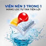  Combo 4 túi Viên Rửa Chén Bát Finish Powerball Quantum 21 viên 
