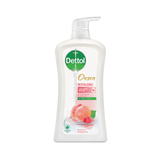  Combo 2 sữa tắm Dettol Onzen kháng khuẩn dưỡng ẩm đào & phúc bồn tử - 950g/chai 