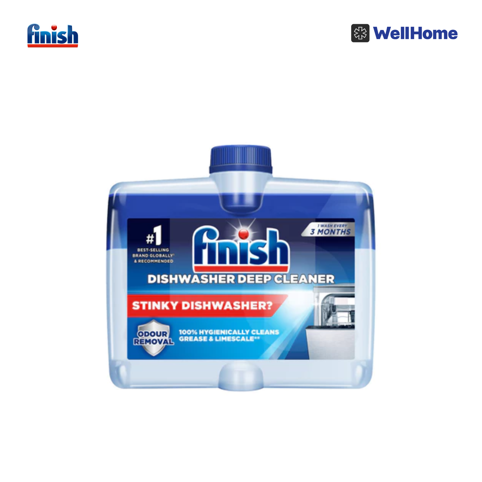  Dung dịch vệ sinh máy rửa bát Finish 250ml 