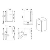 Tủ Lạnh Smeg FAB5LWH5 White 