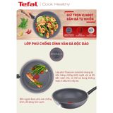  Bộ nồi chảo Tefal Cook Healthy 4pcs (Chảo 24/Chảo sâu 28/ Nồi 20) 
